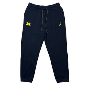 Jordan Brand Nike Michigan Wolverines Team Travel Sweatpants